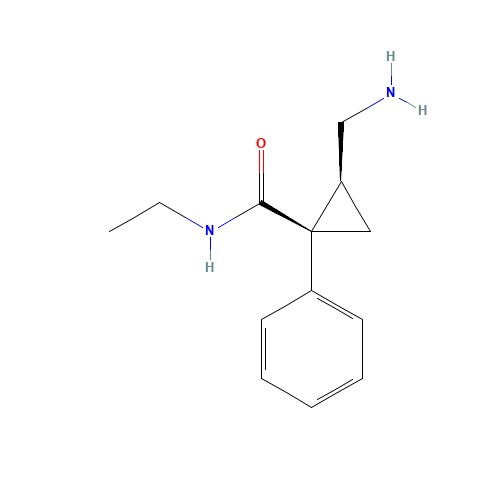 N-Desethyl Milnacipran (CAS: 105310-07-4) - Chemical Structure and Molecular Formula 