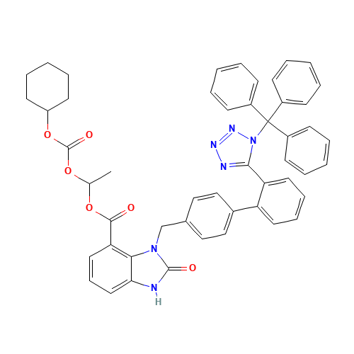 O-Desethyl N-Trityl Candesartan Cilexetil (CAS: 934495-65-5) - Related Chemical Product
