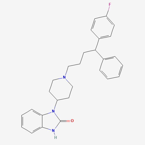Desfluoro Pimozide (CAS: 1997-93-9) - Chemical Structure and Molecular Formula 