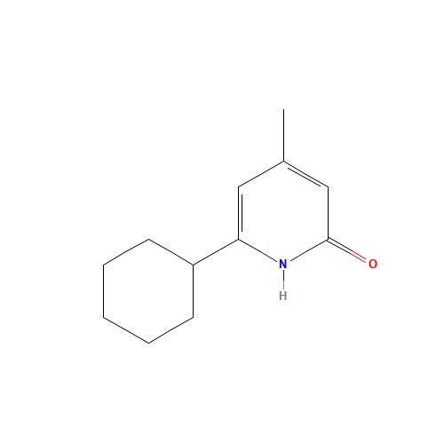 N-Deshydroxy Ciclopirox (CAS: 67587-24-0) - Chemical Structure and Molecular Formula 