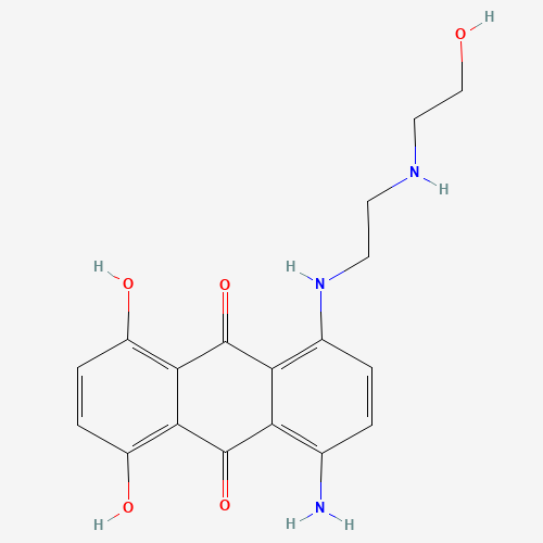 Des[2-[(2-Hydroxyethyl)amino]ethyl] Mitoxantrone(Mitoxantrone Impurity A) (CAS: 89991-52-6) - Related Chemical Product