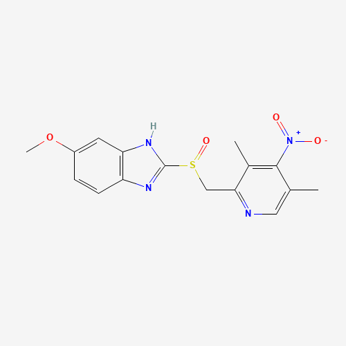 4-Desmethoxy-4-nitro Omeprazole (CAS: 317807-10-6) - Related Chemical Product