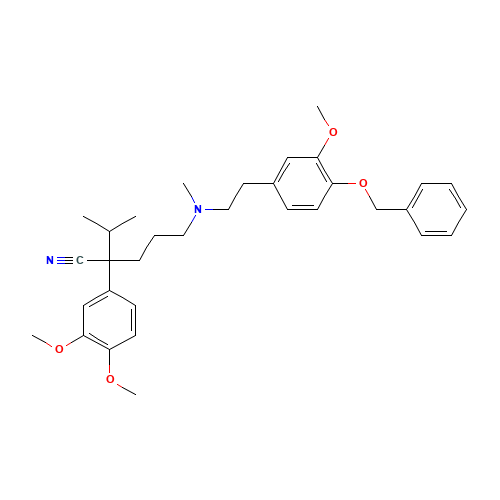 p-O-Desmethyl p-O-Benzyl Verapamil (CAS: 114829-62-8) - Related Chemical Product
