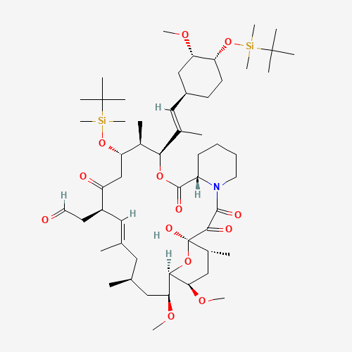38-Desmethylene 24,32-Bis-O-(tert-butyldimethylsilyl)-38-oxo-FK-506 (CAS: 155684-96-1) - Chemical Structure and Molecular Formula 