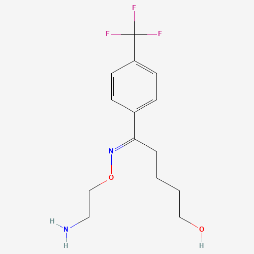 Desmethyl Fluvoxamine (CAS: 192876-02-1) - Chemical Structure and Molecular Formula 