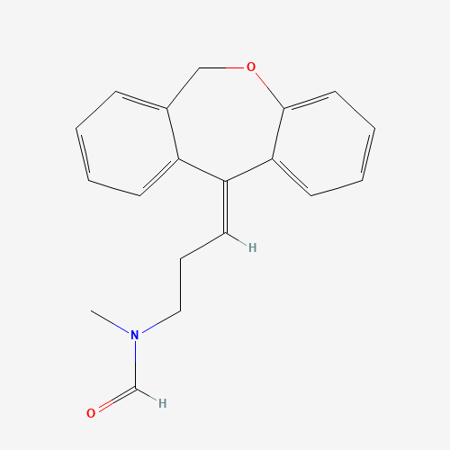 (E)-N-Desmethyl-N-formyl Doxepin (CAS: 250331-52-3) - Chemical Structure and Molecular Formula 