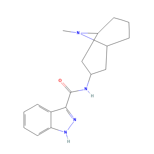 1-Desmethyl Granisetron (Granisetron Impurity B) (CAS: 107007-95-4) - Chemical Structure and Molecular Formula 