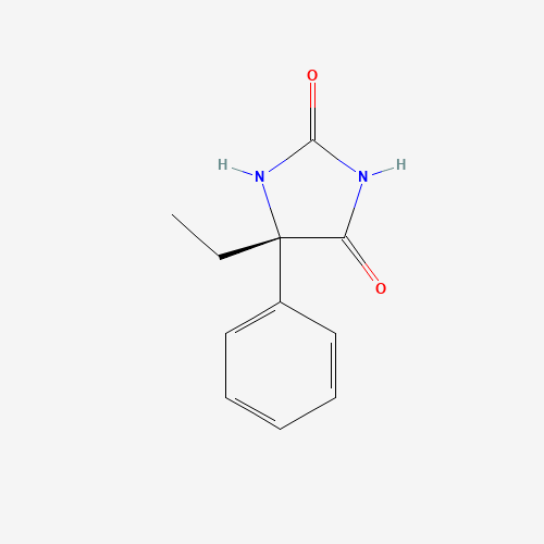 S-(+)-N-Desmethyl Mephenytoin (CAS: 65567-34-2) - Chemical Structure and Molecular Formula 