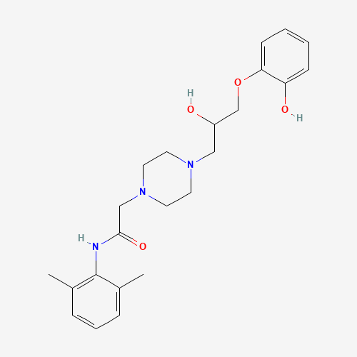 Desmethyl Ranolazine chemical structure Desmethyl Ranolazine (CAS: 172430-45-4) - Chemical Structure and Molecular Formula