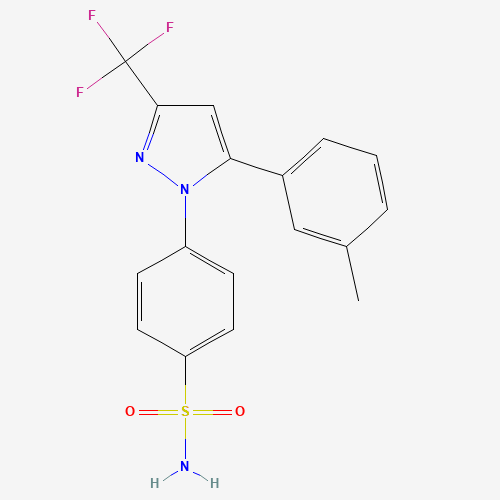 4-Desmethyl-3-methyl Celecoxib (CAS: 170570-01-1) - Chemical Structure and Molecular Formula 