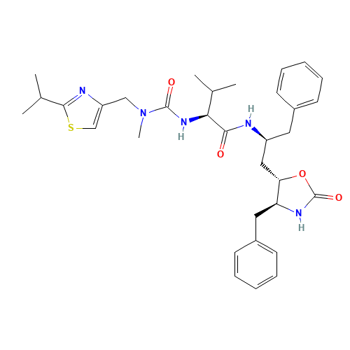 Desthiazolylmethyl Ritonavir (CAS: 256328-82-2) - Chemical Structure and Molecular Formula 