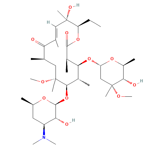 (10E)-10,11-Didehydro-11-deoxy-6-O-methylerythromycin (CAS: 144604-03-5) - Related Chemical Product