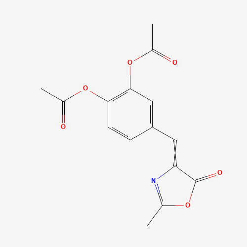 4-(3,4-Diacetoxybenzal)-2-methyl-5-oxazolone (CAS: 87950-39-8) - Related Chemical Product