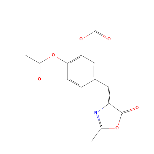 4-(3,4-Diacetoxybenzal)-2-methyl-5-oxazolone (CAS: 87950-39-8) - Related Chemical Product