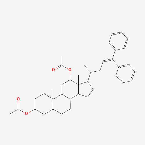 3,12-Diacetoxy-bis-nor-cholanyldiphenylethylene (CAS: 53608-88-1) - Related Chemical Product