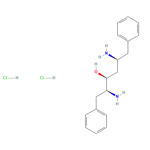 2S,3S,5S-2,5-Diamino-3-hydroxy-1,6-diphenylhexane,Dihydrochloride (CAS: 156769-85-6) - Related Chemical Product