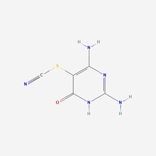 2,4-Diamino-6-hydroxy-5-thiocyanopyrimidine (CAS: 22288-75-1) - Related Chemical Product