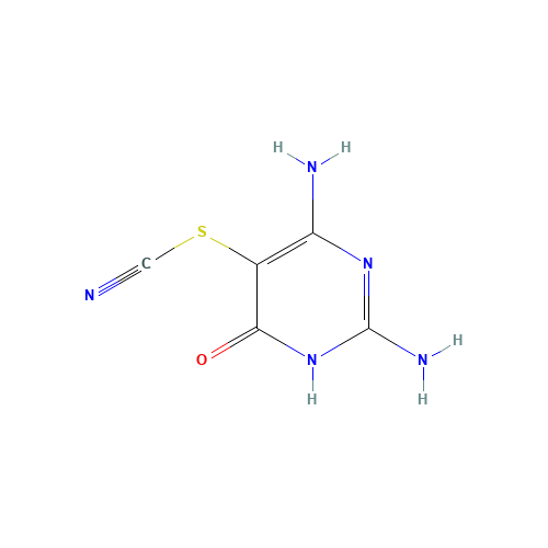 2,4-Diamino-6-hydroxy-5-thiocyanopyrimidine (CAS: 22288-75-1) - Related Chemical Product