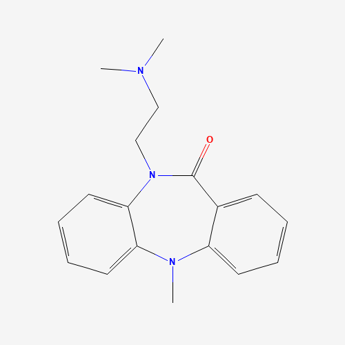Dibenzepin (CAS: 4498-32-2) - Chemical Structure and Molecular Formula 