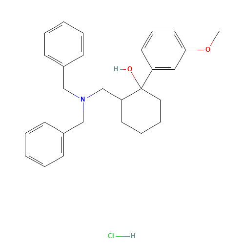 trans-(+/-)-2-[(N,N-Dibenzylamino)methyl]-1-(3-methoxyphenyl)cyclohexanol Hydrobromide (CAS: 66170-21-6) - Related Chemical Product