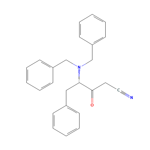 4S-4-Dibenzylamino-3-oxo-5-phenylpentanonitrile (CAS: 156732-12-6) - Related Chemical Product