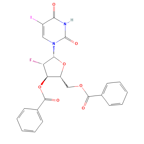 3',5'-Di-O-benzoyl Fialuridine (CAS: 97614-45-4) - Related Chemical Product