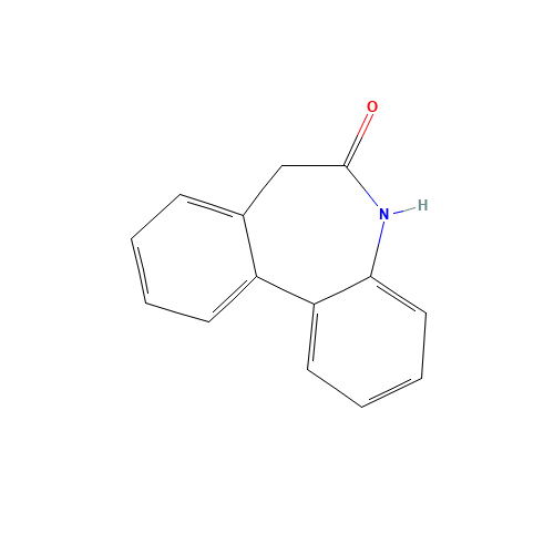 5H,7H-Dibenzo[b,d]azepin-6-one (CAS: 20011-90-9) - Chemical Structure and Molecular Formula 
