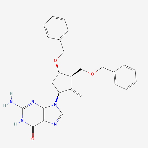3',5'-Di-O-benzyl Entecavir (CAS: 142217-81-0) - Chemical Structure and Molecular Formula 