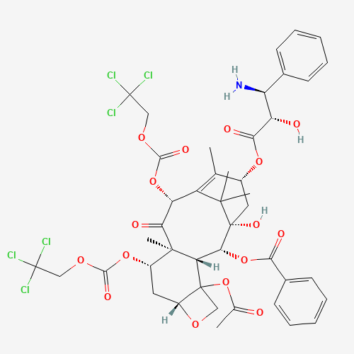 N-Des-t-boc-10-deacetyl-7,10-O-bis{[(2,2,2-trichloroethyl)oxy]carbonyl} Docetaxel (CAS: 114915-16-1) - Related Chemical Product