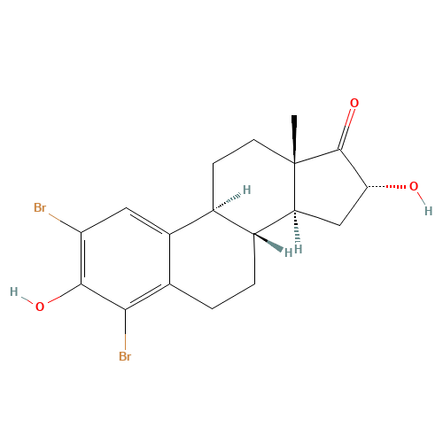 2,4-Dibromo-16a-hydroxy Estrone (CAS: 79258-14-3) - Related Chemical Product