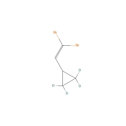 1-(2,2-Dibromoethenyl)-2,2,3,3-d4-cyclopropane (CAS: 1184977-20-5) - Related Chemical Product