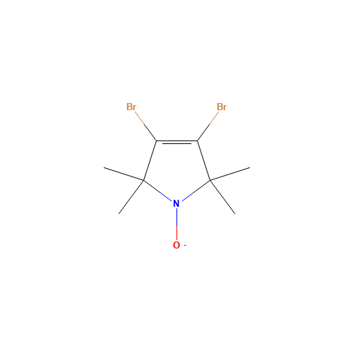 3,4-Dibromo-1-oxyl-2,2,5,5-tetramethyl-Δ3-pyrroline (CAS: 78033-68-8) - Related Chemical Product