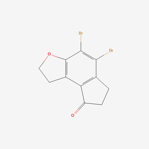 4,5-Dibromo-1,2,6,7-tertahydro-8H-indeno[5,4-b]furan-8-one (CAS: 196597-77-0) - Related Chemical Product