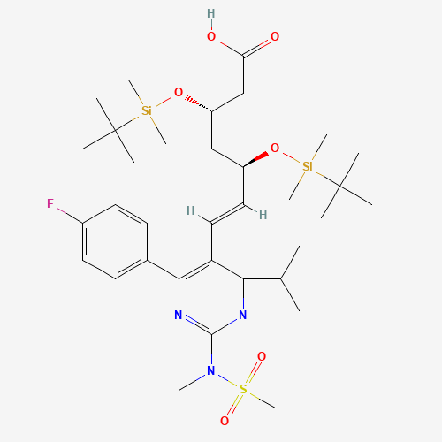 3,5-Di(tert-butyldimethylsilyl) Rosuvastatin (CAS: 1353050-10-8) - Related Chemical Product