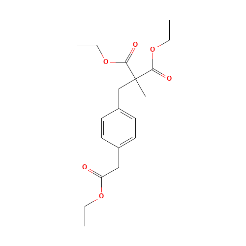 4-(2,2-Dicarboethoxy-propyl)phenylacetic Acid Ethyl Ester (CAS: 223123-63-5) - Related Chemical Product