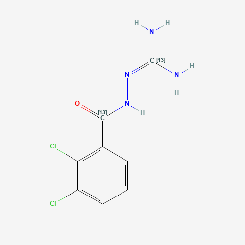 2,3-Dichlorobenzamidyl Guanidine-13C2 (CAS: 1185047-08-8) - Related Chemical Product