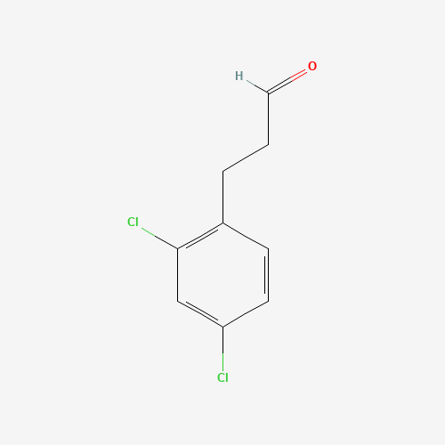 2,4-Dichlorobenzenepropanal (CAS: 98581-93-2) - Chemical Structure and Molecular Formula 
