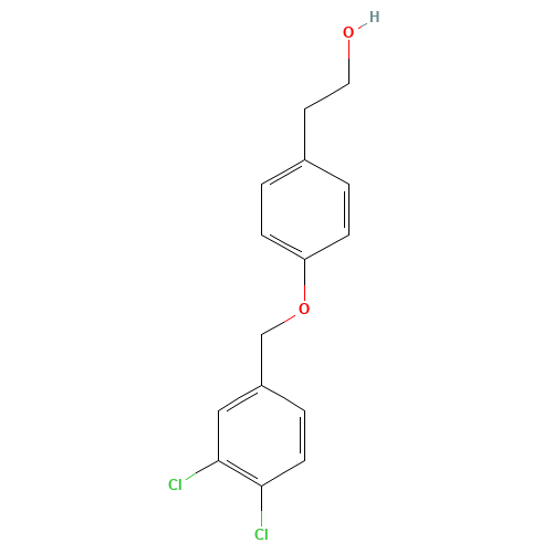 2-[4-(3,4-Dichlorobenzyloxy)phenylethanol (CAS: 188928-11-2) - Related Chemical Product
