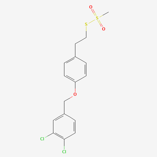 2-[4-(3,4-Dichlorobenzyloxy)]phenylethyl Methanethiosulfonate (CAS: 887354-40-7) - Related Chemical Product