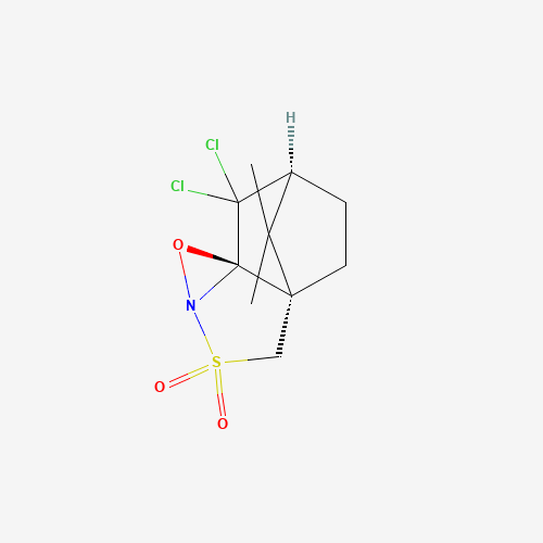(+)-[(8,8-Dichlorocamphoryl)sulfonyl]oxaziridine (CAS: 127184-05-8) - Chemical Structure and Molecular Formula 