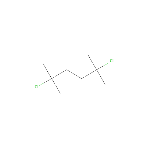 2,5-Dichloro-2,5-dimethylhexane (CAS: 6223-78-5) - Chemical Structure and Molecular Formula 