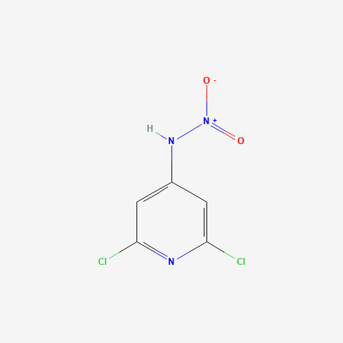 2,6-Dichloro-4-nitraminopyridine (CAS: 2587-03-3) - Chemical Structure and Molecular Formula 