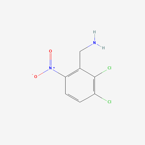 2,3-Dichloro-6-nitrobenzylamine (CAS: 70380-49-3) - Chemical Structure and Molecular Formula 