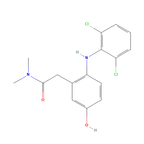 2-[(2',6'-Dichlorophenyl)amino]-5-hydroxyphenyl-N,N-dimethylacetamide (CAS: 698357-97-0) - Related Chemical Product