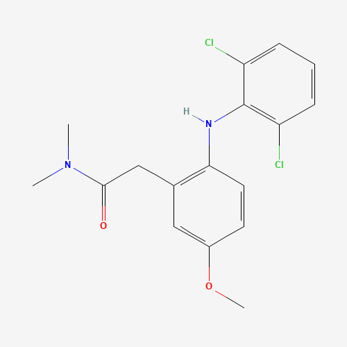 2-[(2',6'-Dichlorophenyl)amino]-5-methoxyphenyl-N,N-dimethylacetamide (CAS: 698357-92-5) - Related Chemical Product