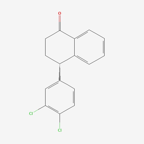 (4S)-(3',4'-Dichlorophenyl)-3,4-dihydro-2H-naphthalen-1-one (CAS: 124379-29-9) - Related Chemical Product