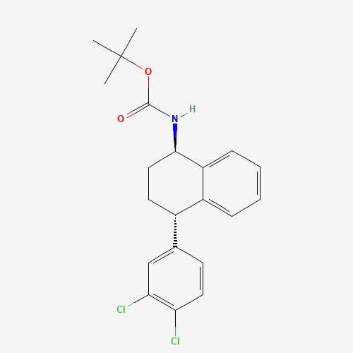 trans-4-(3,4-Dichlorophenyl)-1,2,3,4-tetrahydro-N-boc-1-naphthalenamine (CAS: 1217630-23-3) - Related Chemical Product