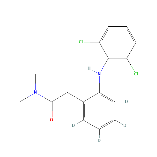 2-[(2,6-Dichlorophenyl)amino]-N,N-dimethylbenzeneacetamide-d4 (CAS: 1217360-64-9) - Related Chemical Product