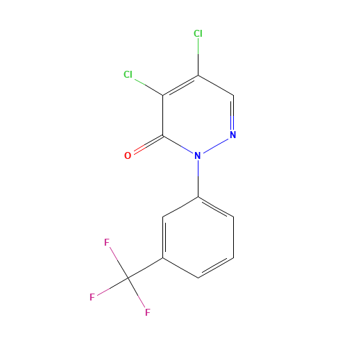 4,5-Dichloro-2-(3-trifluoromethylphenyl)-3(2H)pyridazinone (CAS: 26806-47-3) - Related Chemical Product