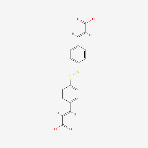 (4,4'-Dicinnamoyldisulfide)dimethyl Ester (CAS: 94549-87-8) - Chemical Structure and Molecular Formula 